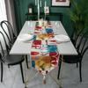 Model Room Table Flag European Jacquard Dining Table Fabric Tablecloth Coffee Table Bed Flag Direct Sales