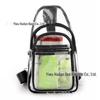 Transparent PVC Large Capacity Waterproof Shoulder Bag for Travel and Shopping