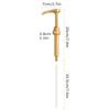 Leeseph Syrup Pump Coffee Syrup Pump Dispenser Gold Syrup Pump for 750ml/ 25.4oz Syrup Bottle Syrup Pumps for Coffee Bar