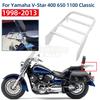 Мотоциклетная поддержка Задняя спинка Sissy Bar Багажник Багажная полка для Yamaha V-Star 400 650 1100 Classic 1998-2013
