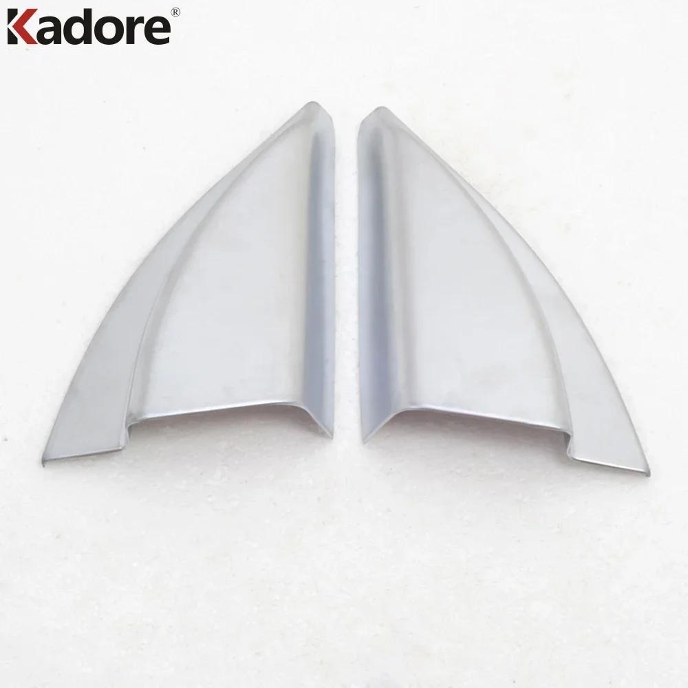 Car Front Inner Door A Pillar Triangle Cover Trim For Hyundai Tucson 2015-2017 2018 Carbon Fiber Interior Accessories