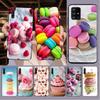 Macarons Cake Phone Cover For Samsung Galaxy A13 A53 A11 A12 A32 A22 A52S 5G A10S A41 A42 A33 A20E A30S A40 A51 A71 A21S Cases