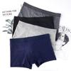 Men's Plus Size Cotton Boxer Briefs: Breathable, Antibacterial, Mid-Rise Summer Shorts
