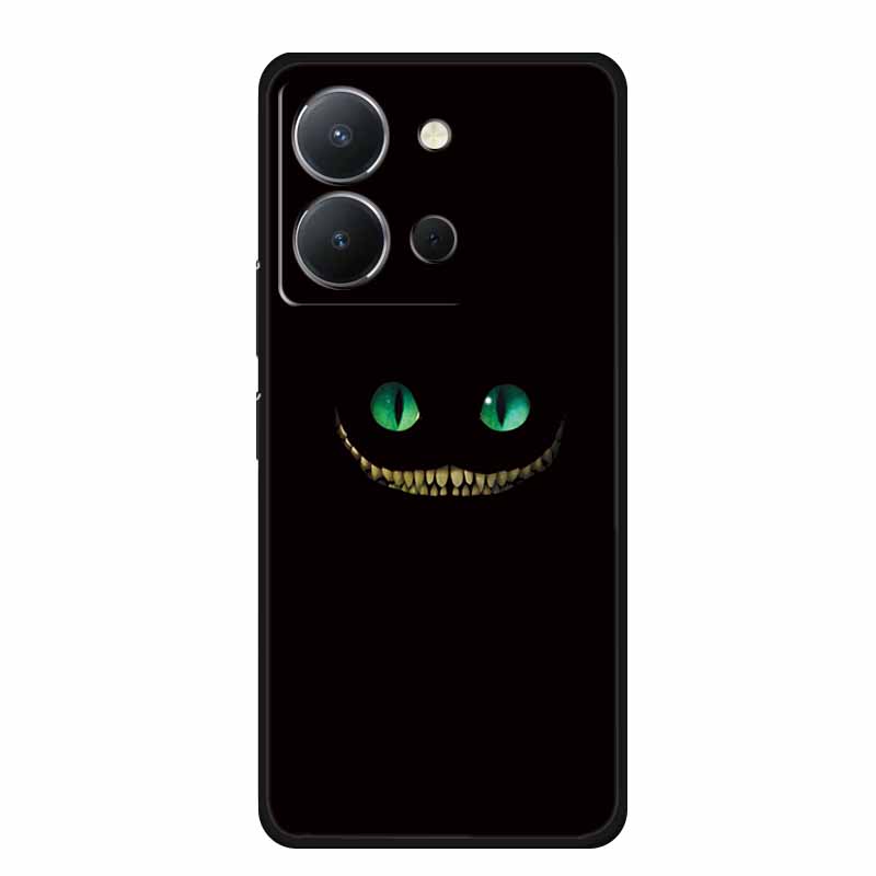 Чехол для Vivo Y36 4G Животные ТПУ Мягкий чехол Силиконовые чехлы для телефона Для VivoY36 4G Русская версия Ударопрочный Защитный Волк Чехол