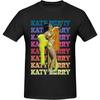 Мужская футболка ARKJONVH с узором Katy Music Perry, из чистого хлопка, дышащая и эластичная, повседневная