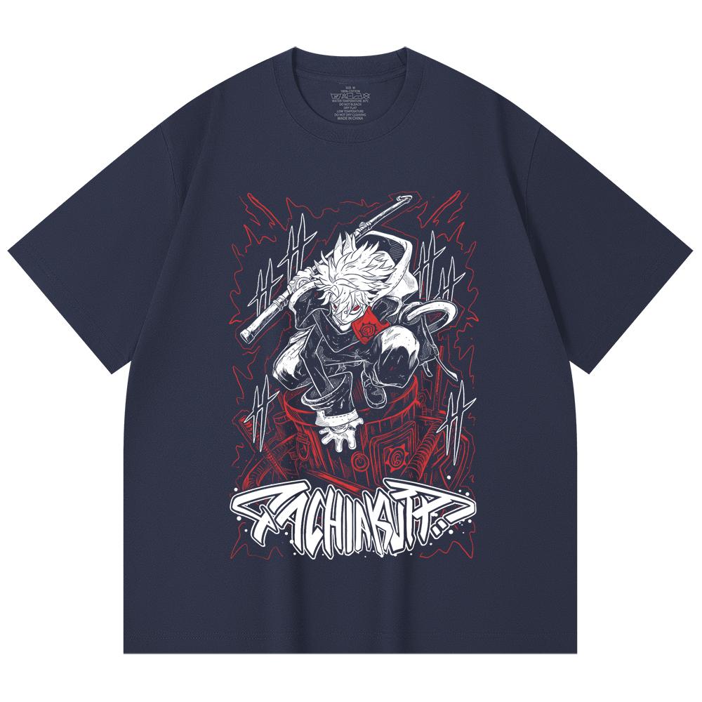 230 Gsm 100% Cotton Gachiakuta V1 Rudo Print Unisex Heavy Cotton T Shirt