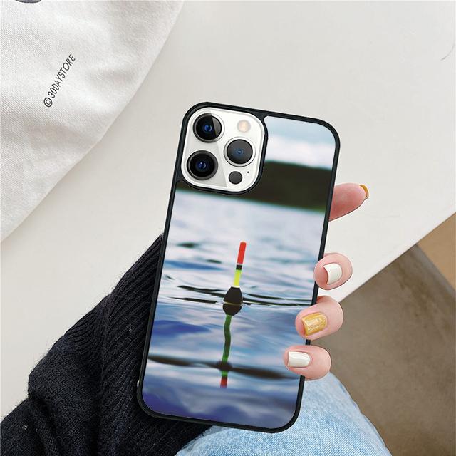Fishing Rod Phone Case For iPhone 17 Air 15 16 Cover 11 13 14 Pro Max 12 Plus Max Fundas
