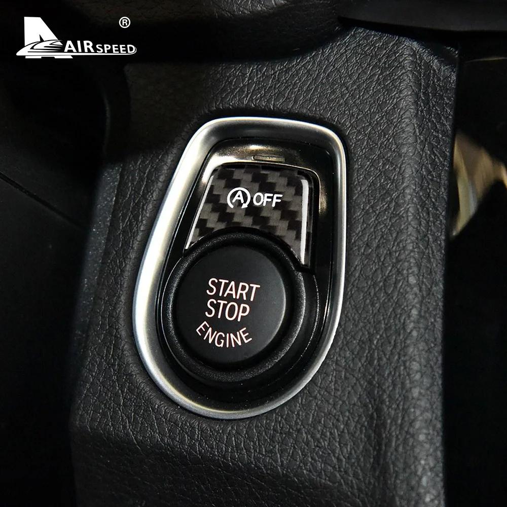 Carbon Fiber Engine Start Stop Button Sticker for BMW 3 4 Series F30 F31 F32 F33 F82 F83 M2 M3 Interior Trim Accessories