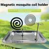 New 1/5 Pcs Magnetic Mosquito Coil Holder Creative Repellent Incenses Rack Heat Resistant Safe Home Anti Mosquito Accessories