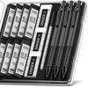 Four Candies Metal Mechanical Pencil Set with 480pcs HB Stationery Set with for Black 0.5mm Case, 3pcs, Leads, Eraser, Engineering, Art, Writing,