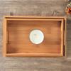 household Storage Tray Bamboo Water Cup Plate New Storage Plate  Dried Fruit
