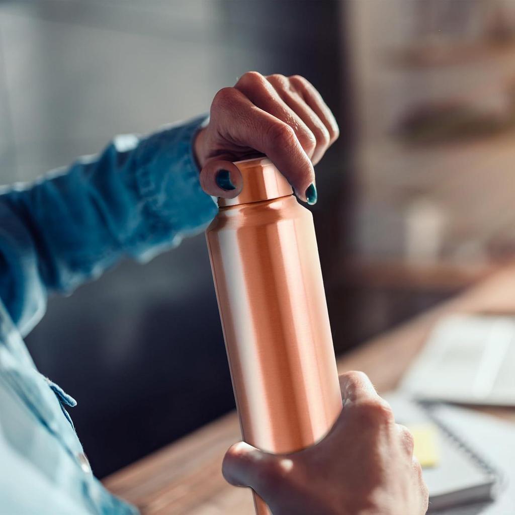 Бутылка Alpine из новой меди, 900 мл, 1 шт., Медь