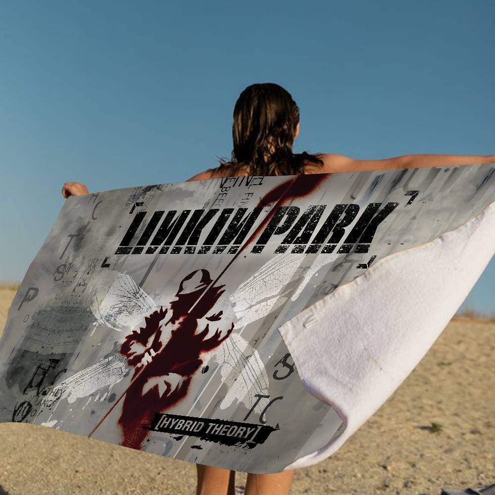 L-Linkin Горячий Банд Парк Микрофибра Печатное Пляжное Полотенце Альпинизм Йога Пляж Плавание Бег Впитывающее Мягкое Полотенце
