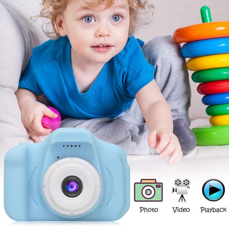 Mini Sd Video Smart Shooting Children Digital Camera 2.0 Inches Screen Ips Full Screen Display
