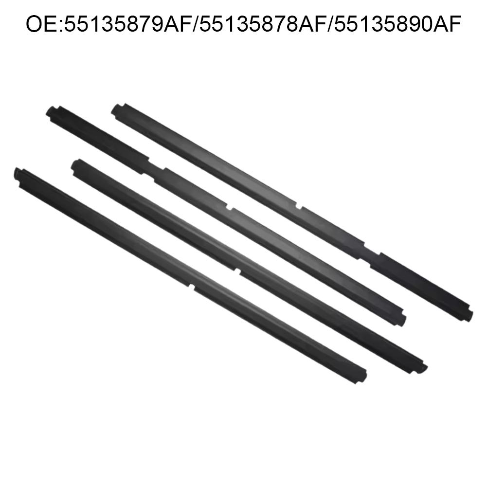 Уплотнитель стекла 55135879AF Накладка Стекло двери Водонепроницаемые уплотнительные резиновые полосы Для Jeep Grand Cherokee II WJ WG 1998-2005