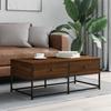 VidaXL Coffee Table Brown Oak 100x51x40 Cm Engineered Wood 833974