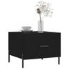 VidaXL Table basse Noir 50x50x40 cm Bois d'ingénierie 829414