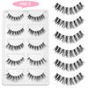 5 Pairs Natural Soft Long Eye Lashes Extension Cosmetic False Eyelash