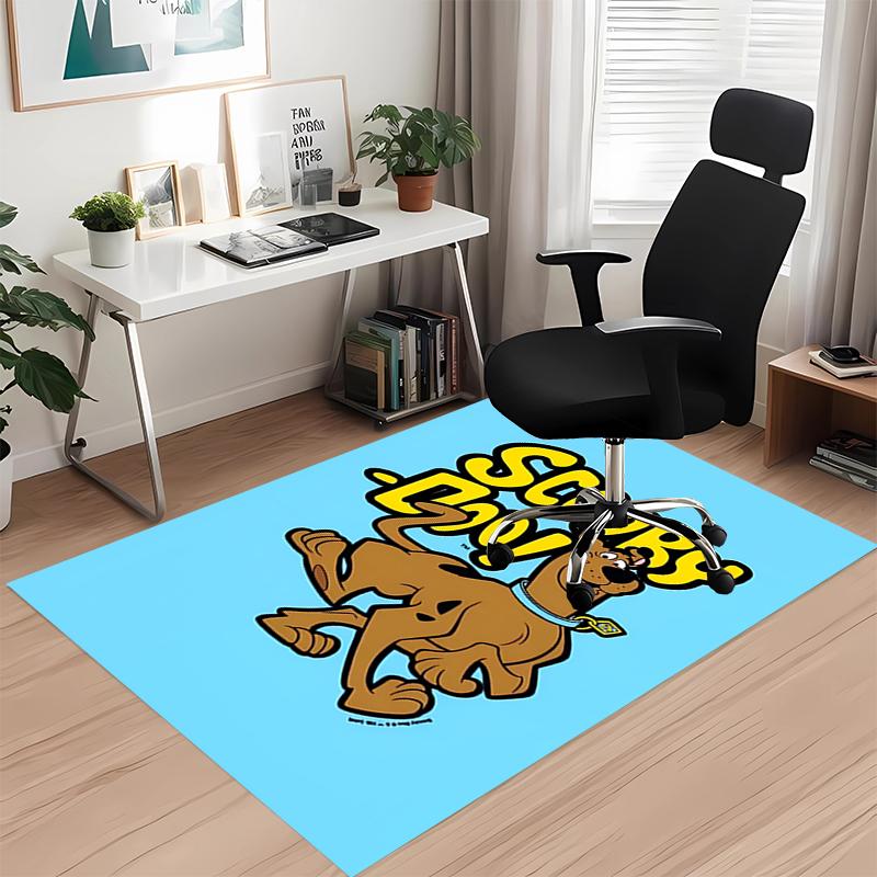 Scooby-Doo Printed Carpetrugfor Office Chair Living Room Bedroom Kitchen Room Decor Gifts