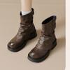 Huge Good-looking Comfortable and Versatile Niche Thick-soled Martin Boots Women's New Summer and Autumn Short Boots, Trouser Tube Stacking Boots