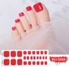 Semi Cured Gel Toe Nail Strips Long Lasting Nail Polish Strips Salon Gel Nail Sticker Nail Art Wrap Decoration for Women
