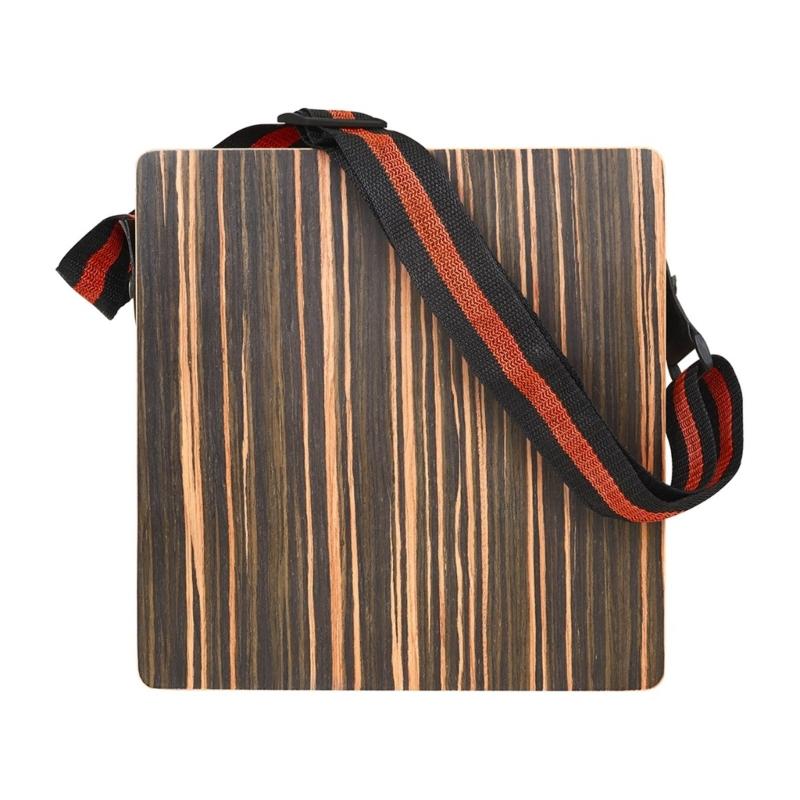 Дорожный кахон, перкуссионный инструмент, ручной барабан, плоский ручной барабан, инструмент