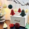 Christmas Honeycomb Ball Hanging Ornament 3D Paper Honeycomb Christmas Tree Ornament Party Favors Navidad Party Accessories
