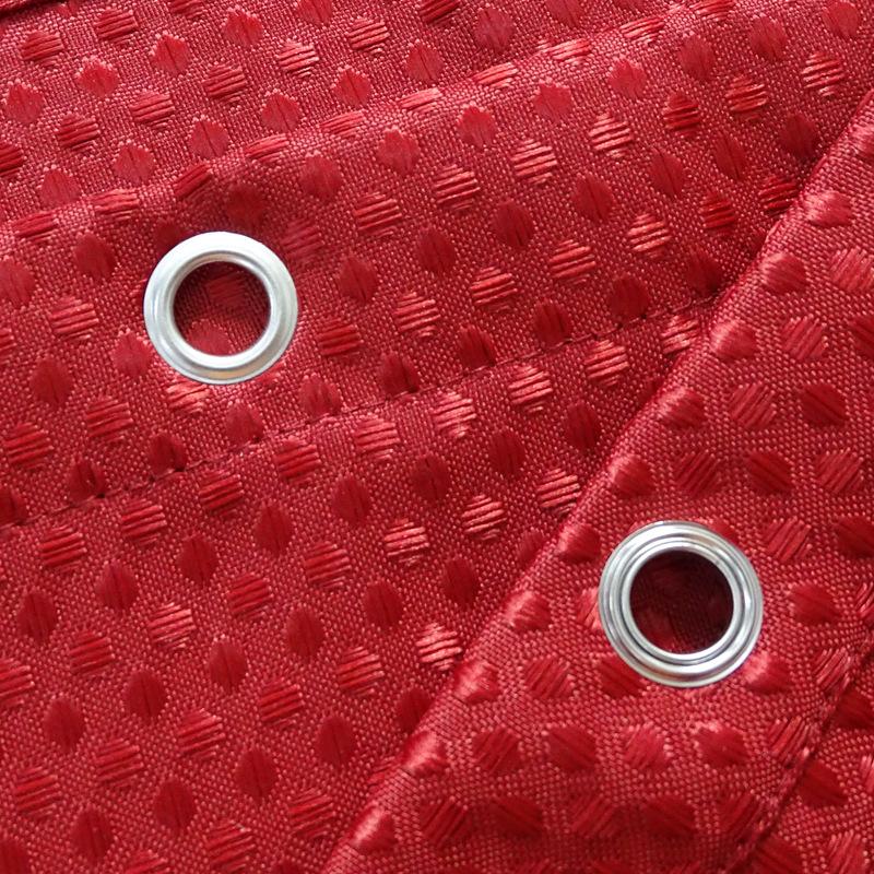 Чистый цвет водонепроницаемая занавеска для душа в ванной комнате устойчивая к плесени утолщенная полиэстеровая занавеска для ванной домашний декор