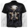Werewolf Pattern Men's T-Shirts Men's Punk Style 3D Shirts O-neck T-shirt Summer Fashion Tops Boy Clothing Large Size Streetwear