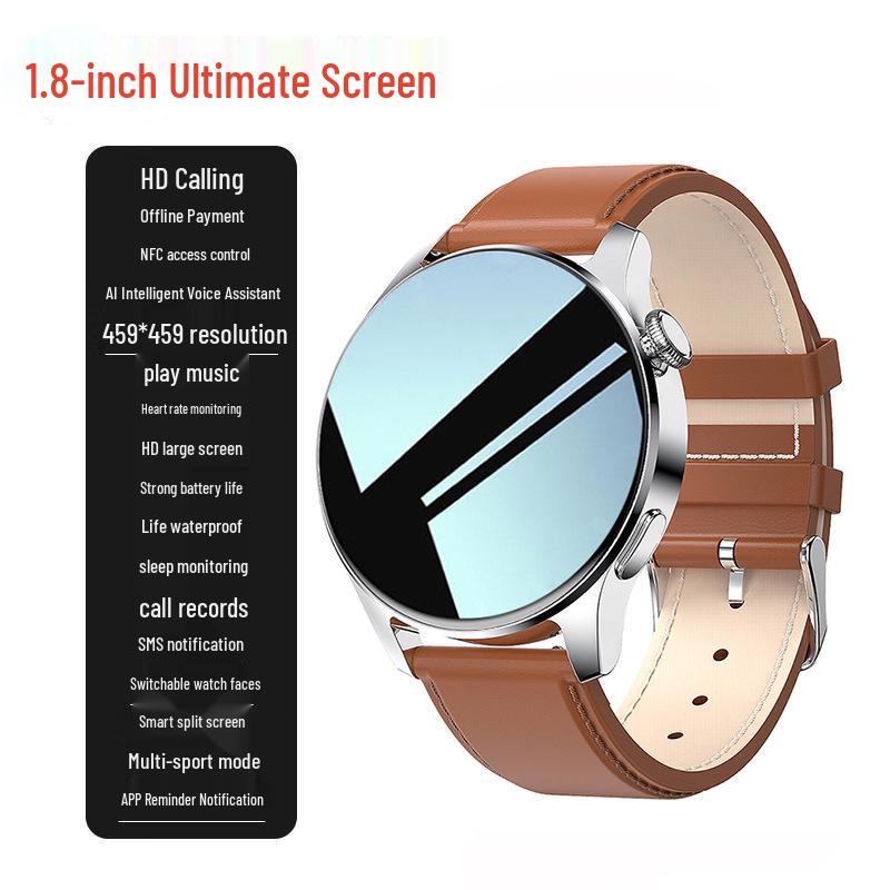 Умные часы Watch8: Новый многофункциональный Bluetooth, водонепроницаемый, NFC-оплата, спорт, музыка T05.