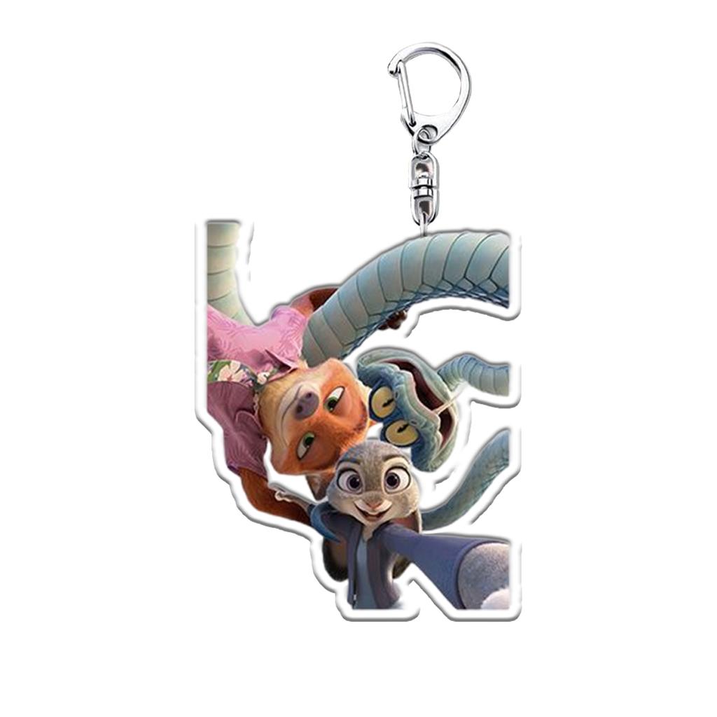Набор из 1 аниме акрилового брелока двухсторонней подвески