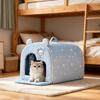 Insulated Cat Cooling House with Ice Packs Removable Summer Shelter Habitat for Small Dogs Kitten Balcony Patio Backyard Camping