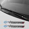 4Pcs Car Front Rear Wiper Stickers Window Trunk Decoration For Volvo XC60 XC40 V60 V40 XC90 XC70 V50 S60 V70 S90 AWD S80 C40 V90