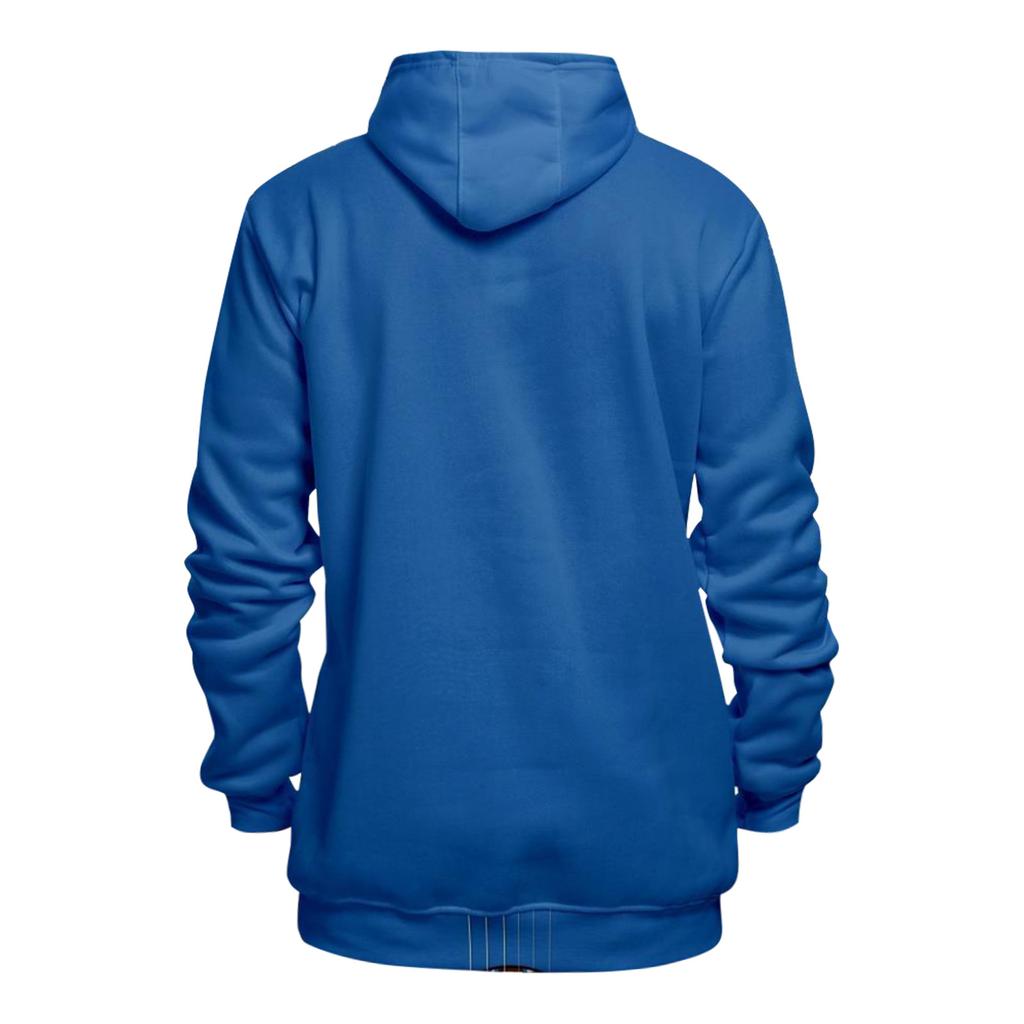 Модный свободный мужской и женский свитер с капюшоном с длинным рукавом и принтом