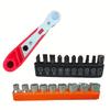 1pc ,Positive and Reverse Rotation 36-tooth Ratchet Screwdriver, Right Angle One-Word Slot Cross and Hexagonal Plum Blossom Screwdriver Set