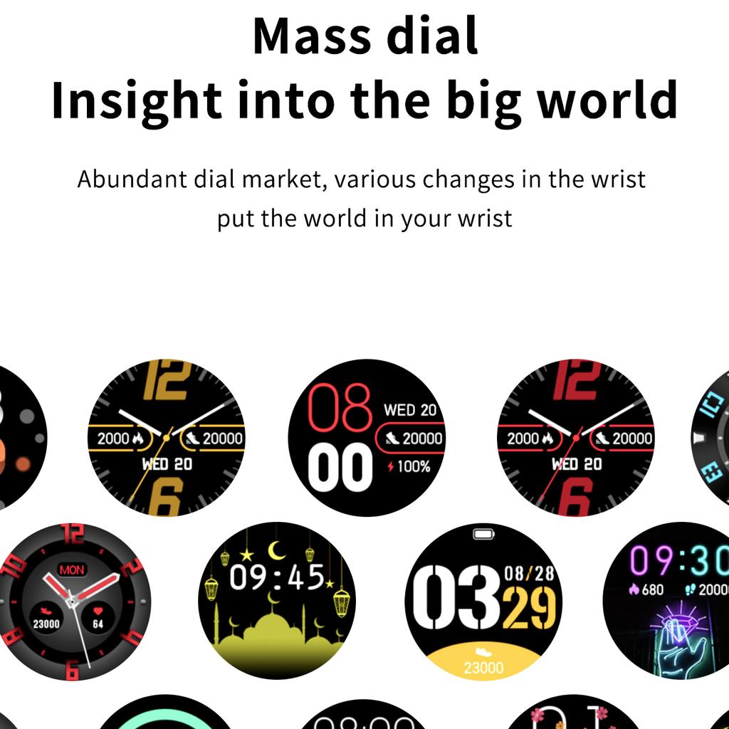 Круглые умные часы ZL02C PRO для женщин и мужчин, спортивные, для фитнеса, умные часы, монитор сна и сердечного ритма, водонепроницаемые часы для iOS и Android