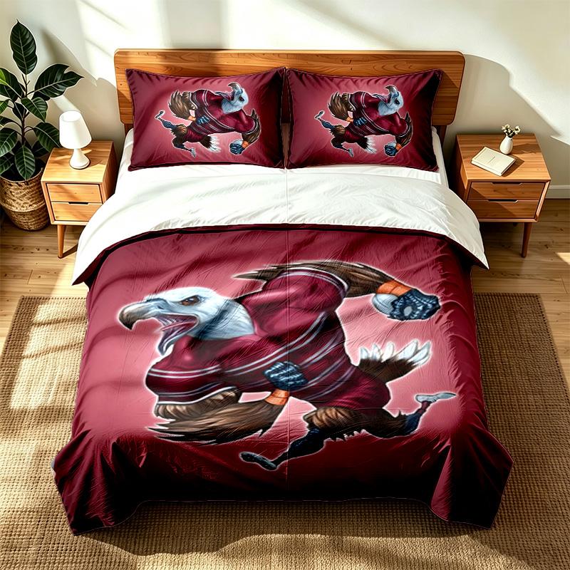 Manly Warringah Sea Eagles (5) 3pc set suitable for master bedrooms soft and comfortable an ideal gift for family and friends Includes one duvet cover