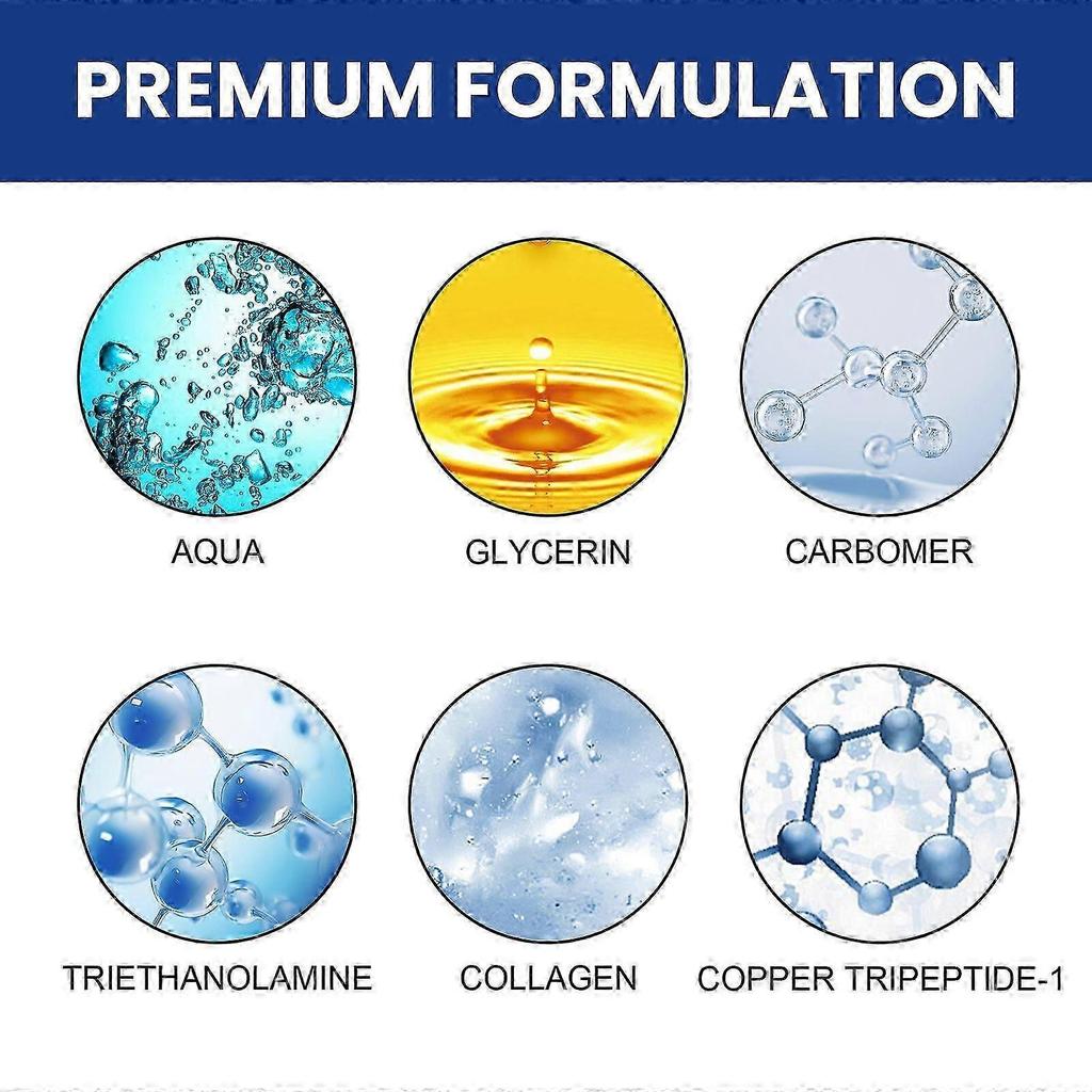 Eelhoe Blue Copper Peptide Essence Set Collagen Moisturizing And Firming Facial Skin Anti-Aging Moisturizing Essence