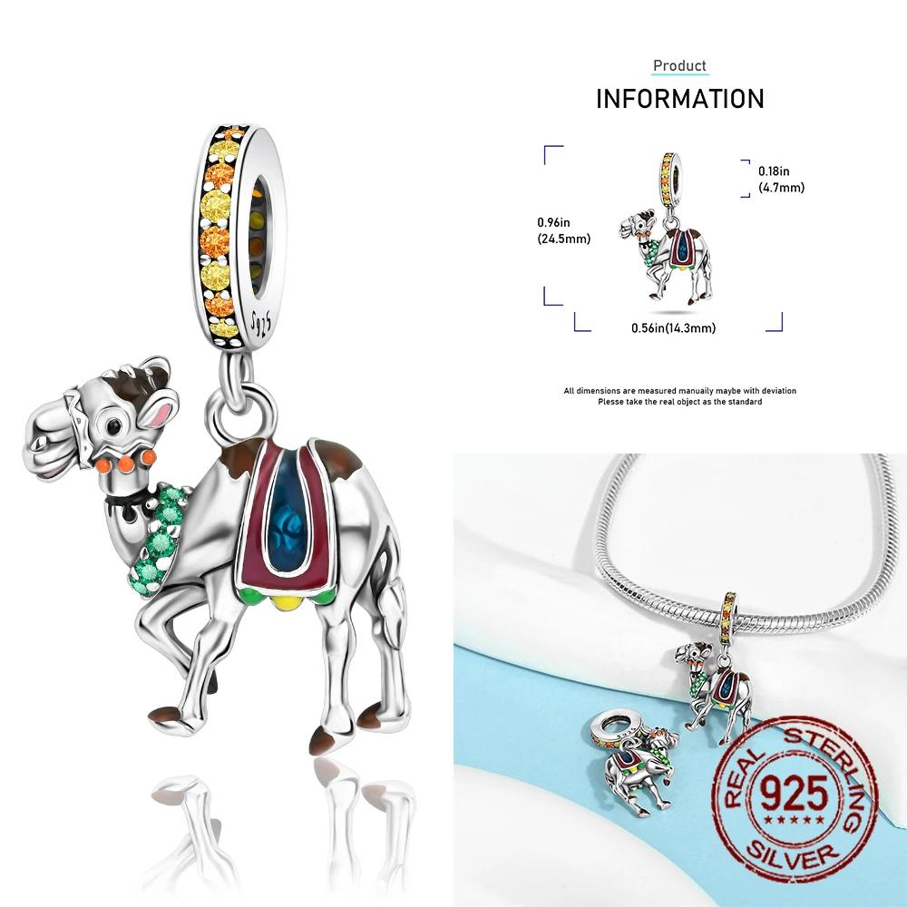 Copper Animal Series Camel Bear Owl Charms Fit Bracelet Or Necklace Beads Jewelry Making Fine Jewelry Gift