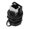 2 шт. RJ45180 градусов RJ45 разъем пост плата наружный водонепроницаемый RJ45 адаптер IP67