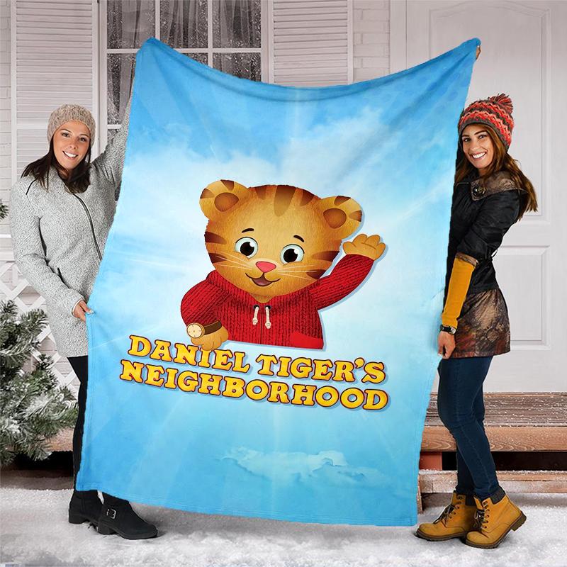 Daniel Tiger's Neighborhood printed throw blanket—soft,warm;versatile blanket for all seasons—perfect as &air-conditioning throw,nap blanket