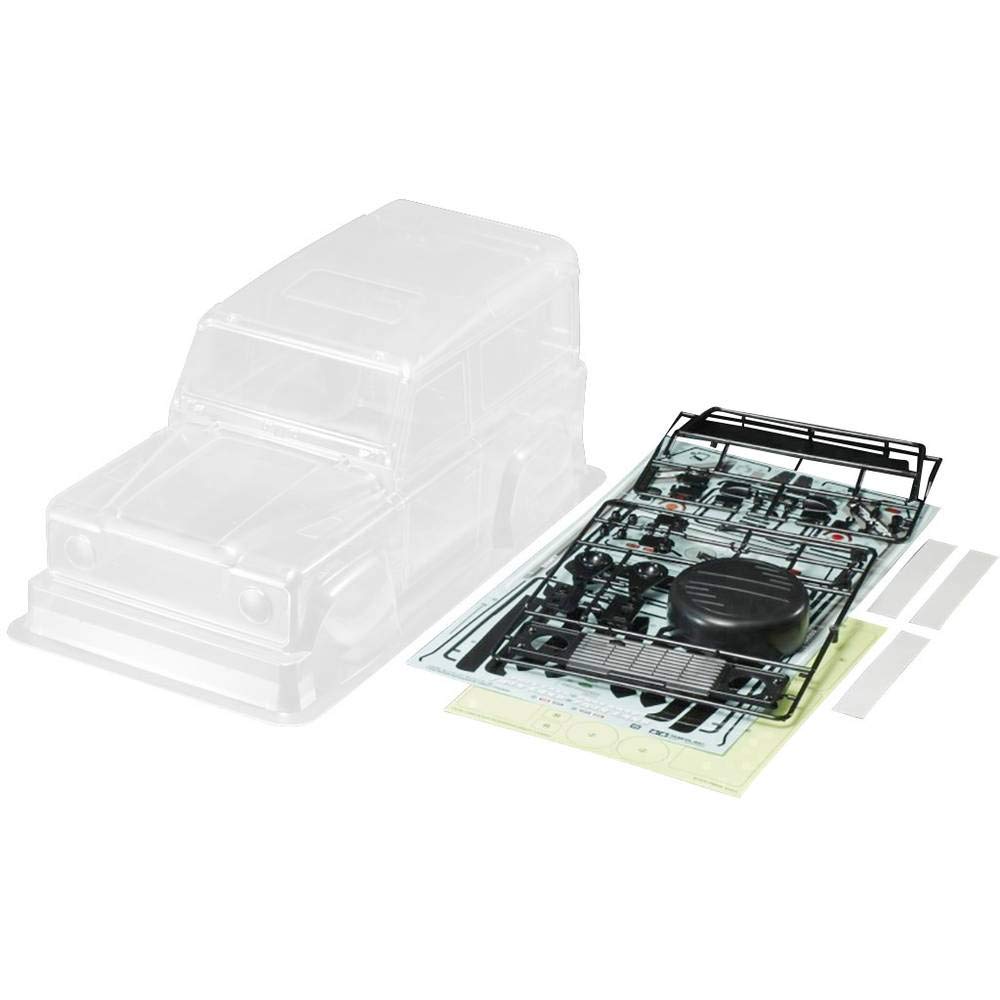 Tamiya Радиоуправляемые Запчасти Land Rover Defender 90 Неокрашенный Запасной Кузов Комплект 51607 №1607 SP.1607 1/10RC