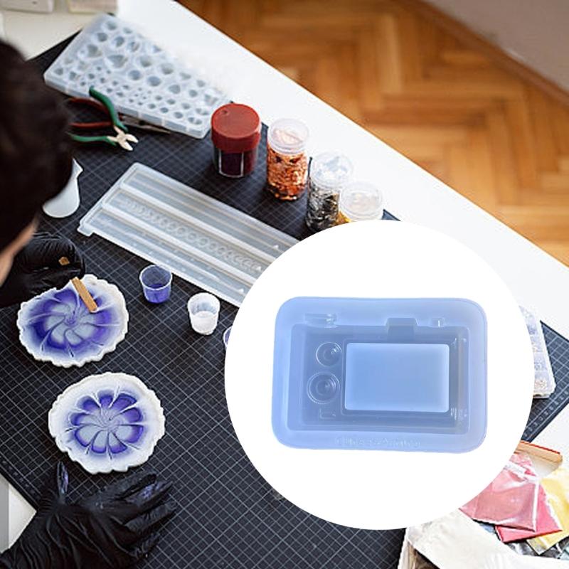 Силиконовая форма в виде камеры пищевого качества для энтузиастов DIY, изготовления поделок, декора из смолы, создания мыла и свечей