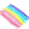 100pcs Six Color Blends Chenille Stems Toys Diy Strips Twist Bar Wire Of Metal Creative Hobby Conduit Cleaners Plush Educational