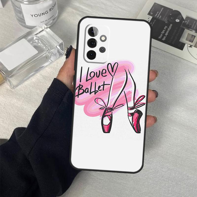 Чехол для танца балета для Samsung Galaxy A53 A33 A23 A13 A14 A24 A34 A54 A52 A32 A22 A12 A51 A71 A21S