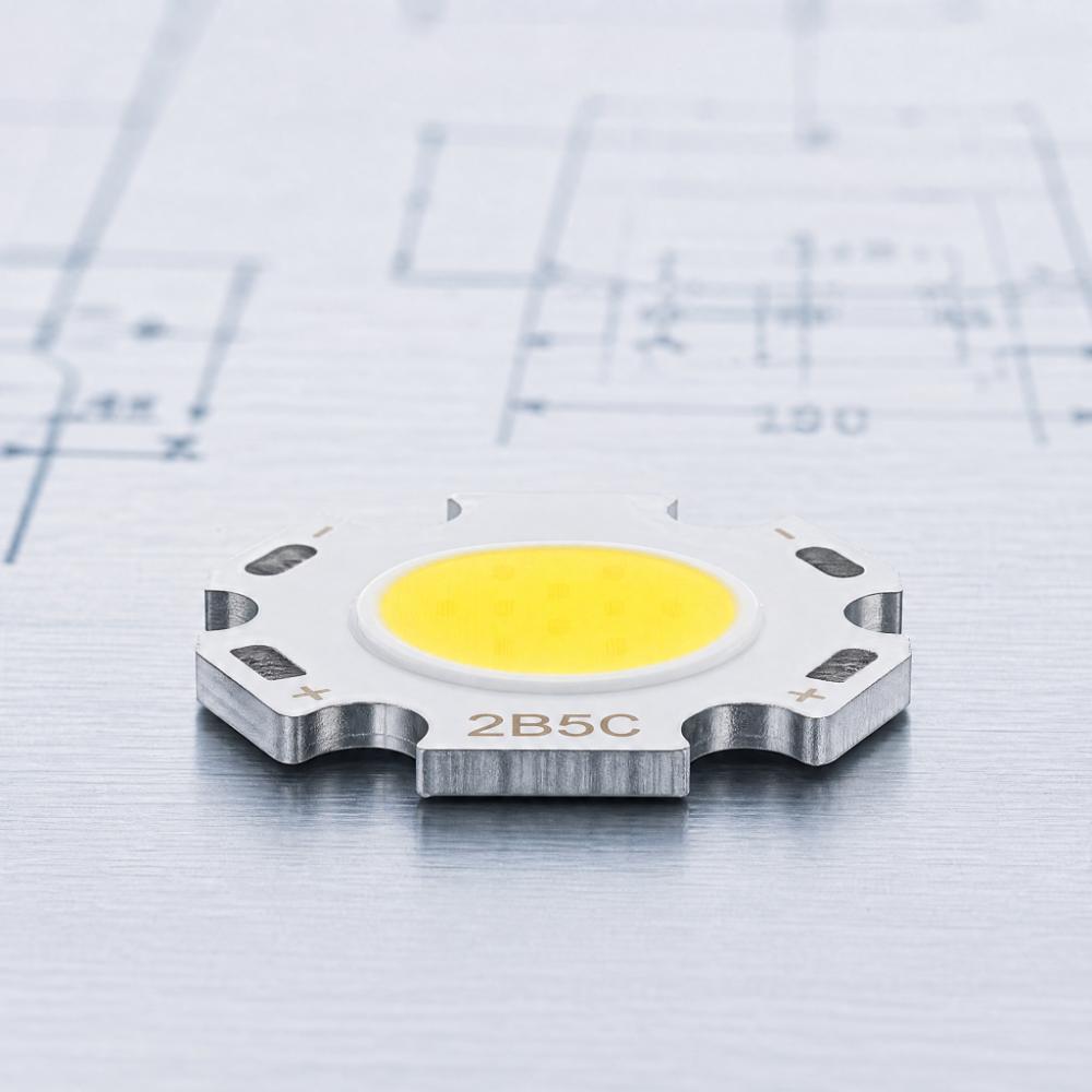 12PCS 15-17V COB Light Emitter 5W COB LED Chip Beads Energy Saving Bulb Downlight Ceiling Lamp