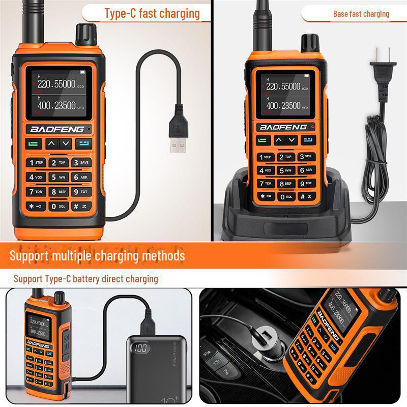 Рация Baofeng UV-17 PRO с зарядкой Type-C для приключений на природе