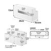 Yamazaki Tissue Case & Remote Control Stand White Tower 10853 W26xD10.5xH13cm