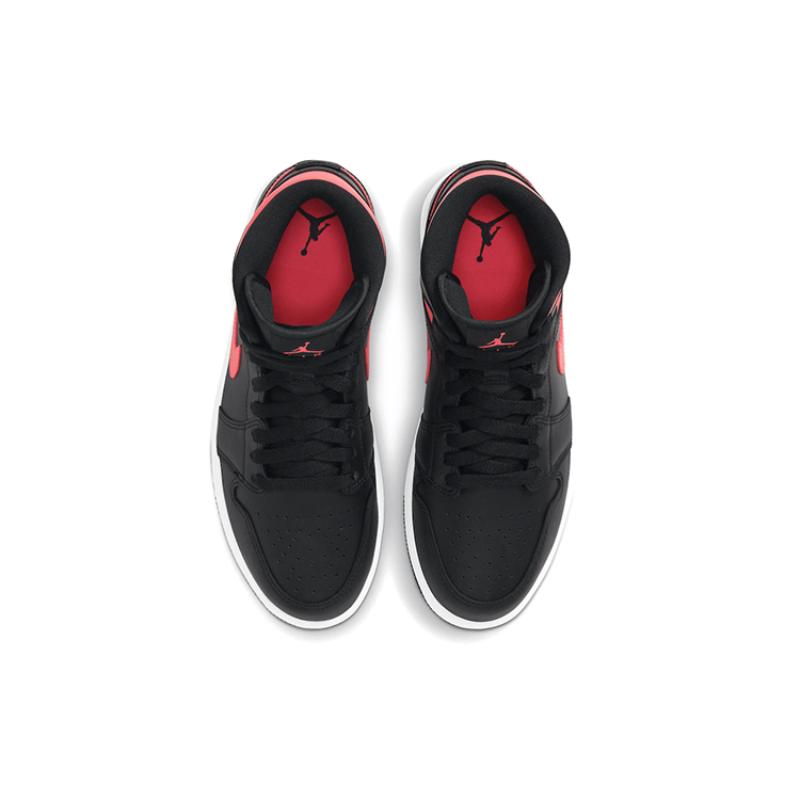 Jordan 1 Средние Черные Сирена Красный Женские Jordan BQ6472-004