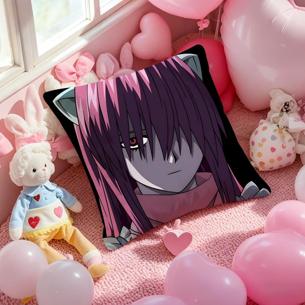 Аниме E-Elfen L-Lied Наволочка с принтом узора для дивана в гостиной и декора спальни